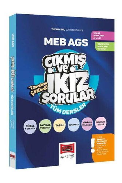 Yargı MEB-AGS Tüm Dersler Tamamı Çözümlü Çıkmış ve İkiz Sorular Yargı Yayınları