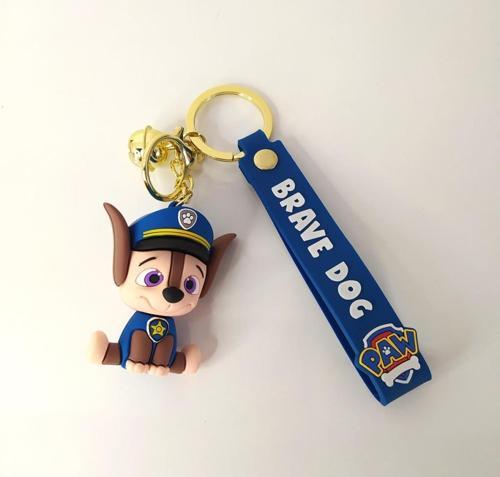 Anahtarlık Paw Patrol Silikon Anahtarlık Çanta Süsü Karakter Figür Oyuncak 