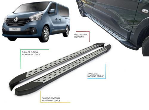 RENAULT TRAFIC *UZUN ŞASE* NOKTALI YAN BASAMAK 2014 2015 2016 2017 2018 2019 2020 2021 2022 2023 202
