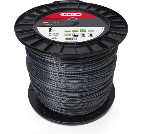 111091E Flexiblade Tırpan Misina 4.0Mm 110M Siyah Tırtıklı