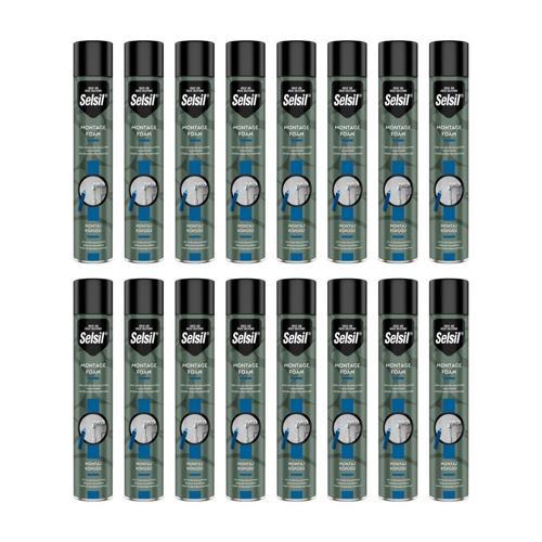 Poliüretan Montaj Köpüğü 600 gr. - 16'lı Paket