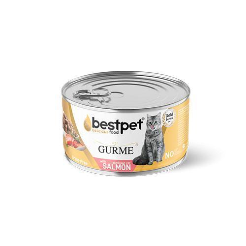 Gurme Jelly Somonlu Tahılsız Kısırlaştırılmış Kedi Konservesi 85 Gr