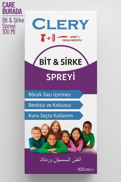 - Bit & Sirke Spreyi 100 Ml (Tarak Hediyeli)