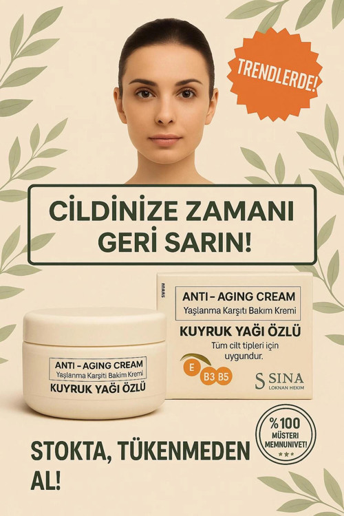 Yaşlanma karşıtı kuyruk yağı kremi 100 ml
