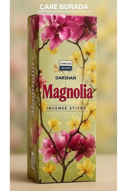 Darshan Incense - Magnolia 20'li Çubuk Tütsü