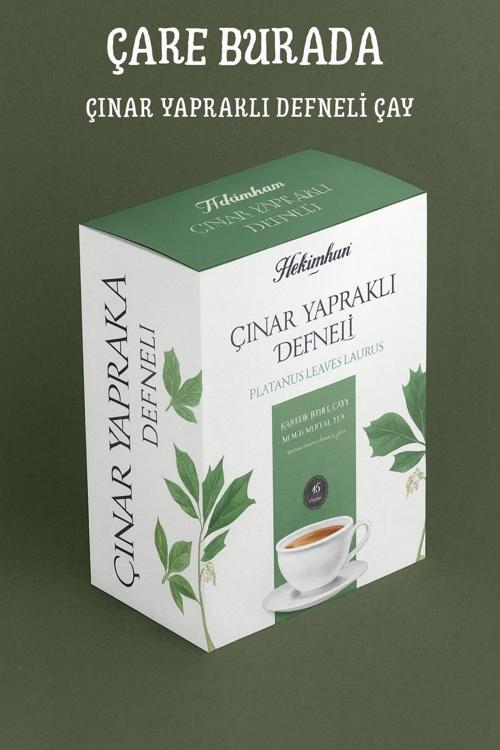 Çınar Yapraklı & Defneli Karışık Çay 45'li Süzen Poşet