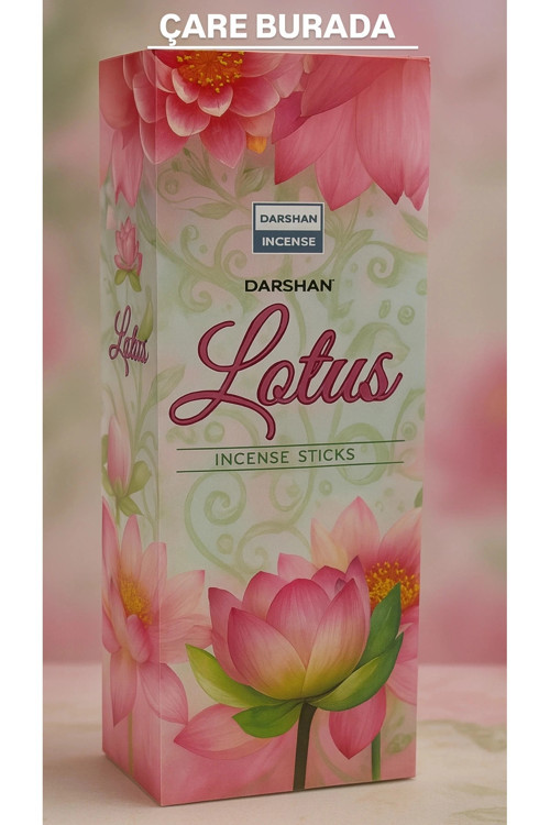 Darshan Incense - Lotus 20'li Çubuk Tütsü