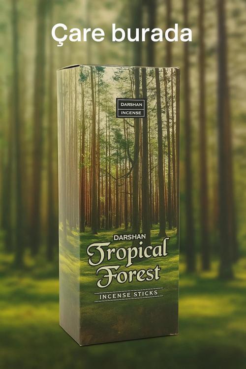 Darshan Incense - Tropical Forest Çubuk Tütsü (20'li)