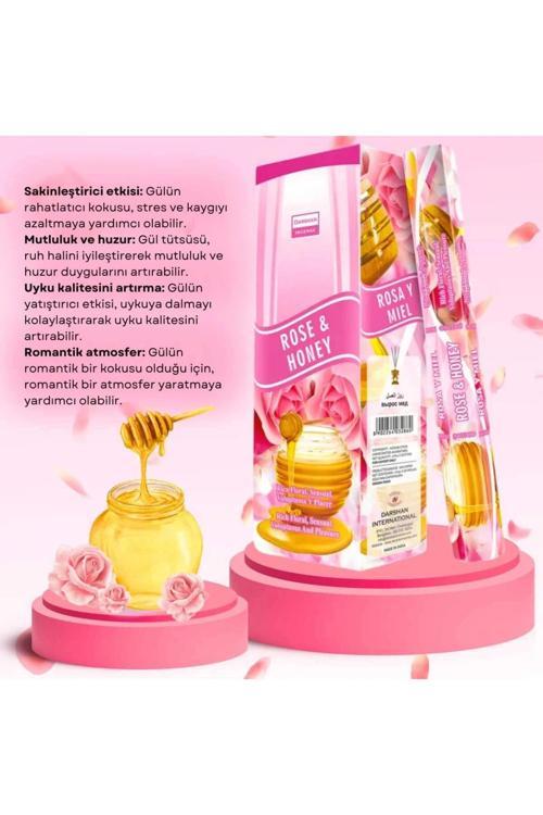 Gül ve Bal Tütsüsü 20 Çubuk