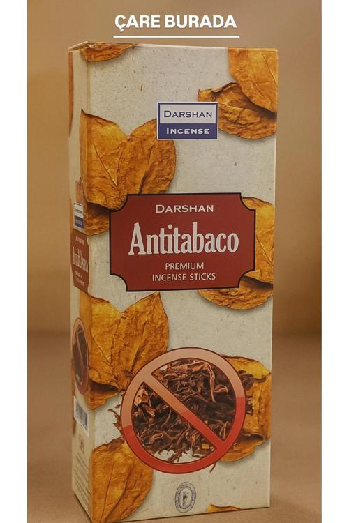 Darshan Incense - Antitabaco 20'li Çubuk Tütsü (Sigara Kokusuna Etkili)