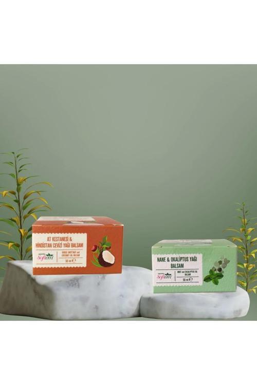 At kestanesi&Hindistan cevizi ve Nane okaliptüs Yağı Balsamı