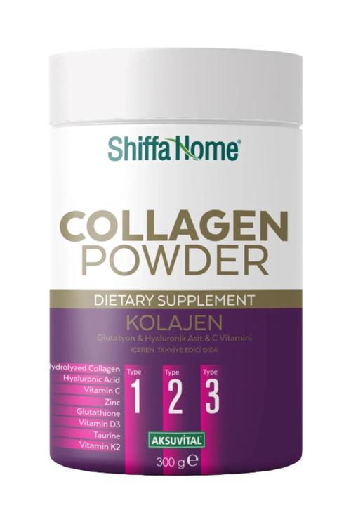 Collagen Powder Kolajen, Glutatyon & Hyaluronik Asit & C Vitamini İçeren Takviye Edici Gıda