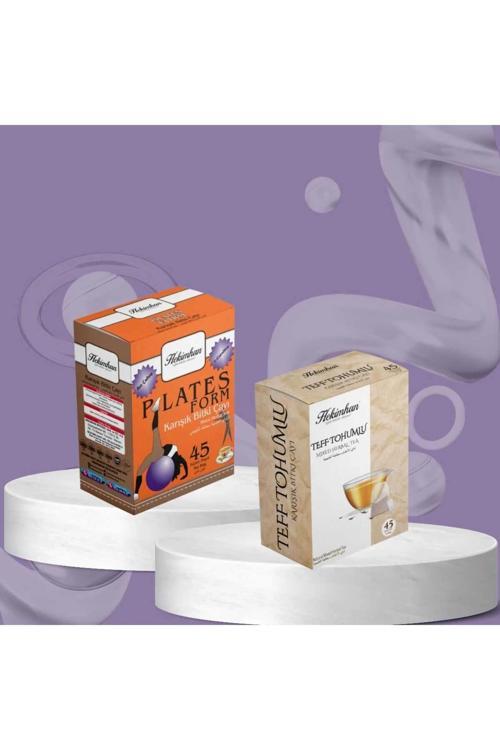 Form Çay Seti Plates Form ve Teff Tohumlu Çay