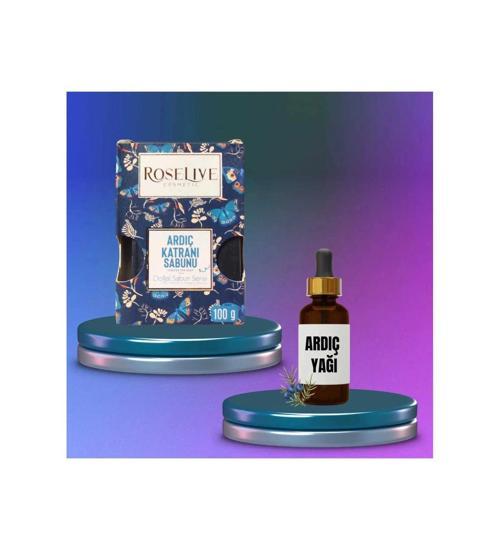 Ardıç Katranı Sabunu 100 gr + Ardıç Yağı ( Sağlıklı Saçlar Için )