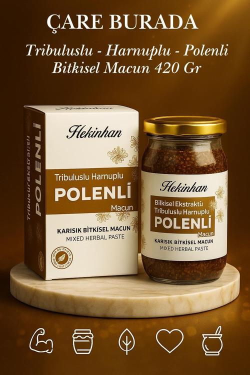 Tribuluslu & Harnuplu & Polenli Macun 420 Gr