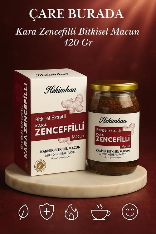 Kara Zencefilli Macun 420 gr