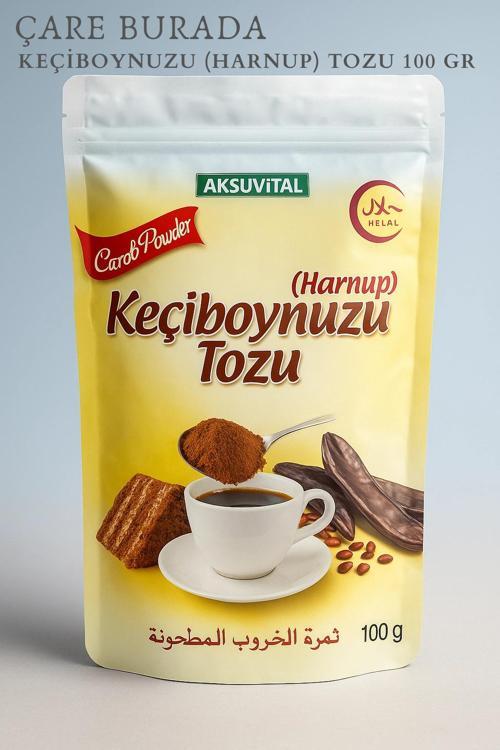 Öğütülmüş Keçiboynuzu (Harnup) Tozu 100 Gr