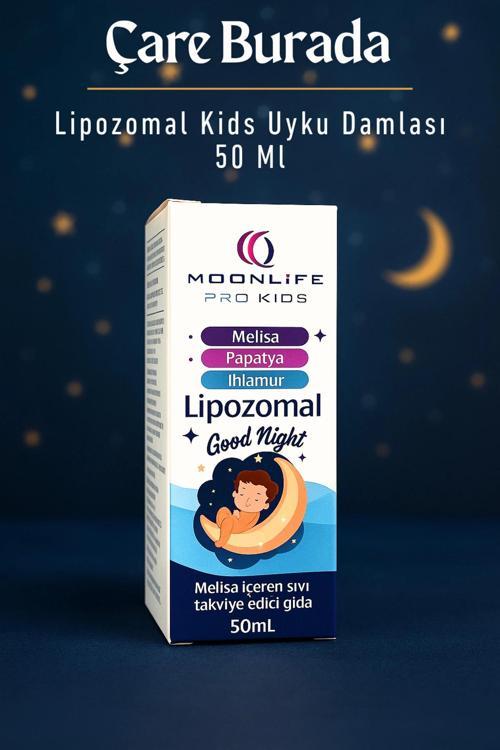 Moonlife - Lipozomal Kids Uyku Damlası 50 Ml (Melisa & Papatya & Ihlamur)