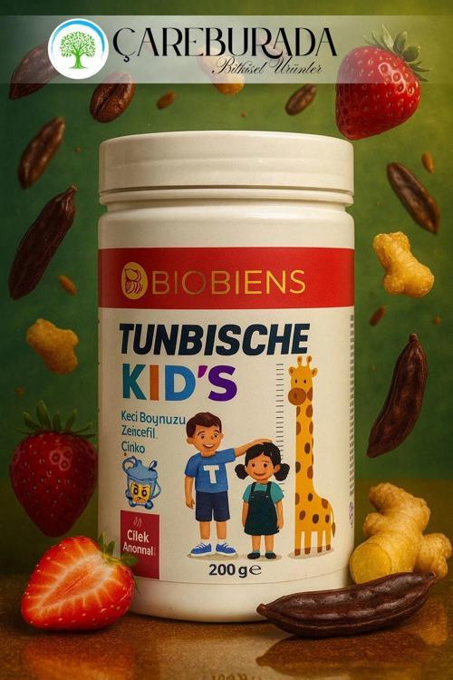 BİOBİENS TUNBİSCHE KİDS KİLO ALDIRICI BOY UZATICI 200GR.