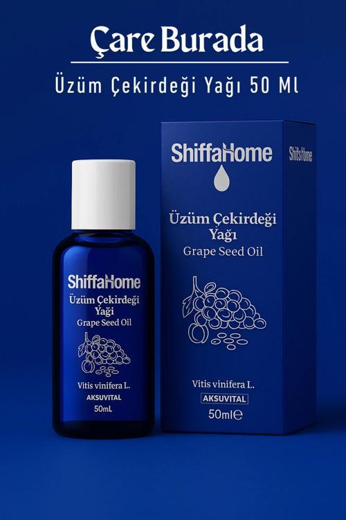 Üzüm Çekirdeği Yağı 50 Ml (Dahilen Kullanıma Uygun)