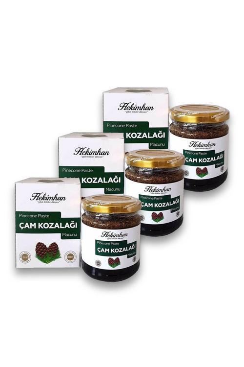 3 Adet Çam Kozalağı Karışımı 240 Gr