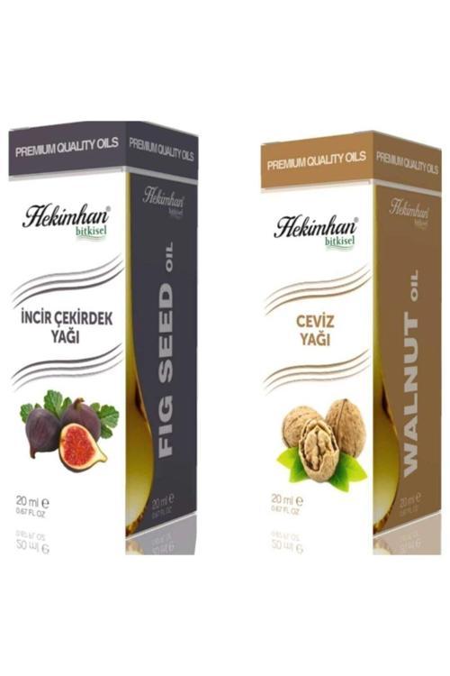 Incir Çekirdek Yağı 20 ml Ve Ceviz Yağı 20 ml