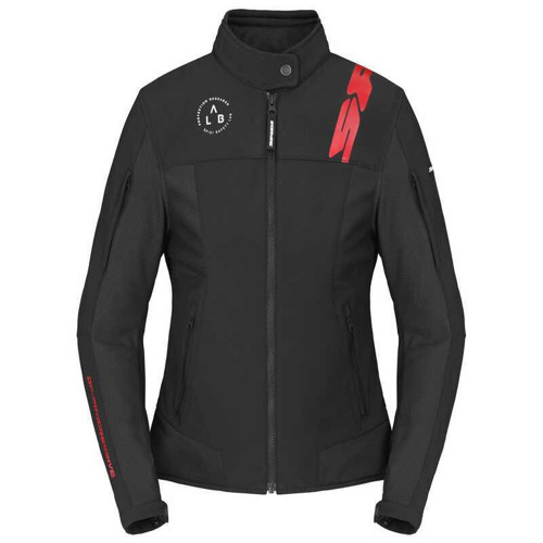 SPIDI CORSA TEX LADY YAZLIK CEKET SİYAH KIRMIZI
