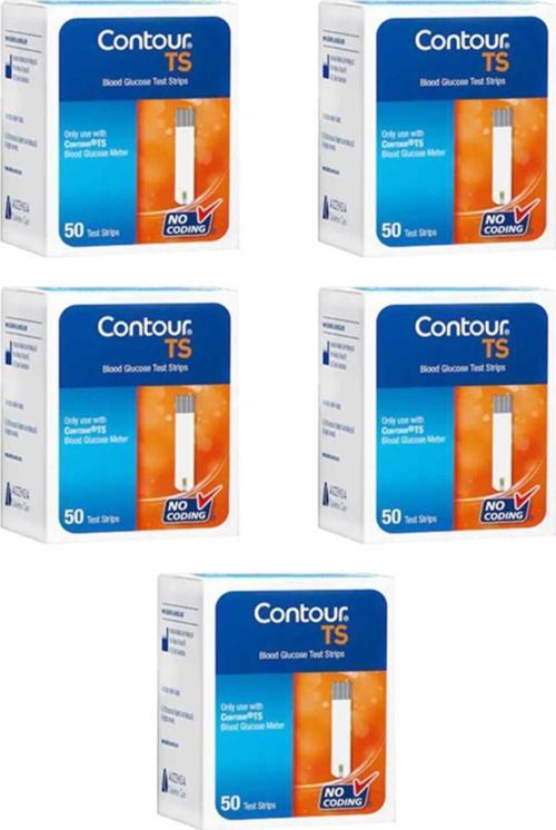 Contour Ts Şeker Ölçüm Strip 5 Kutu 250 Adet