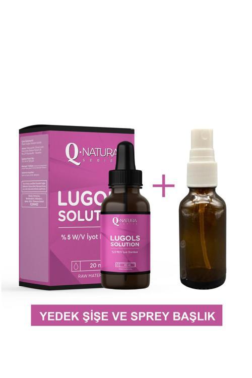 Lugol'S Solution % 5 İyot Damla + Sprey Başlıklı Boş Şişe