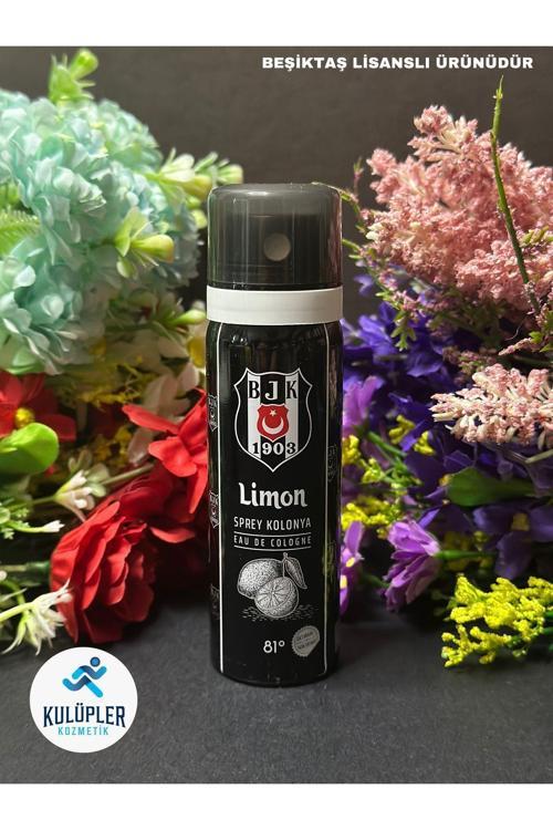 Resmi Lisansli Kolonya Sprey Limon 50Ml - Bjk 50 Ml Limon