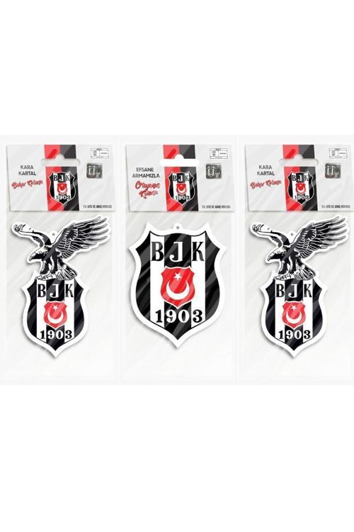 Oto Kokusu 3'Lü Logo Ve Kartal Tasarımlı Okyanus Ve Bahar Kokusu