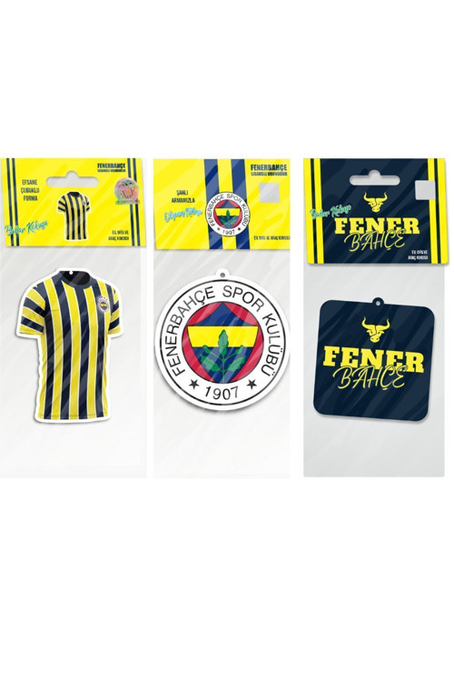 Resmi Lisanslı Oto Kokusu 3'Lü Araç Kokusu Seti