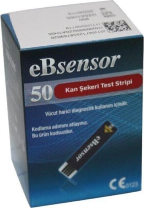 Eb Sensör Şeker Ölçüm Strip 50 Lik