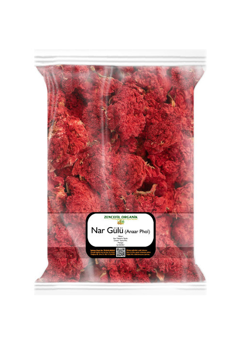 Nar Çiçeği 250 Gr. Anar Phool Gule Anaar Pomegranate Flower Punica Flos Tomurcuk Nar Gülü