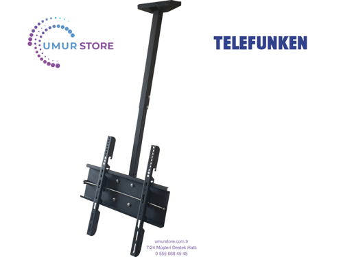 Telefunken 65TU9090UA 165 Ekran Lcd Led TV Kilitli Hareketli Tavan Askı Aparatı