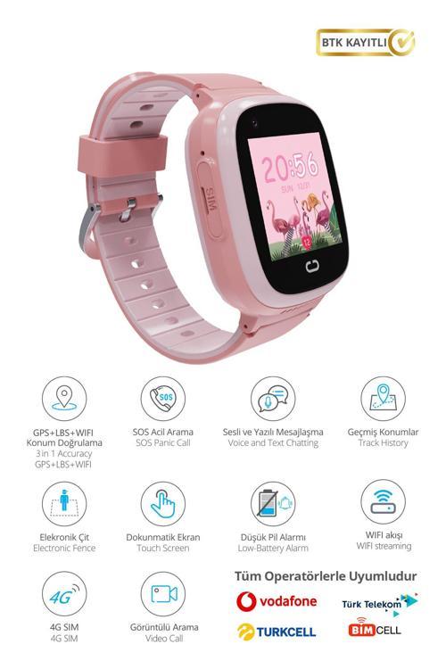 9930 Akıllı Çocuk Takip Saati / 4G / Sim Kart / Wi-Fi - GPS - LBS / Kamera / Anlık ve Geçmiş Konum
