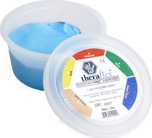 Theraflex Putty - El Egzersiz Hamuru 85Gr Mavi - Ekstra Sert