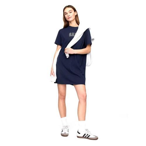 V-Frch Logo Tee Dress Kadın Elbıse