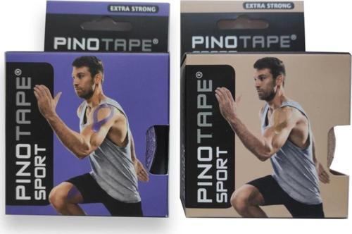 Pino Tape Sport Kinesio Bant-Sporcu Bandı-Ağrı Bandı-5Cmx5M-Mor