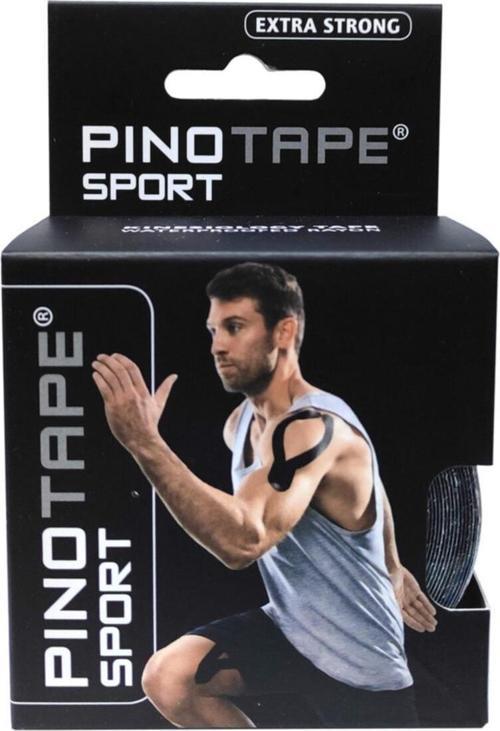 Pino Tape Sport Kinesio Bant-Sporcu Bandı-Ağrı Bandı-5Cmx5M-Siyah