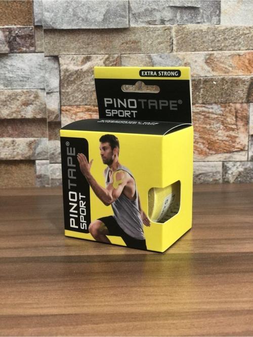 Pıno-Tape Sports Kınesılogy Tape-Ağrı Bandı Sarı 5M*5Cm
