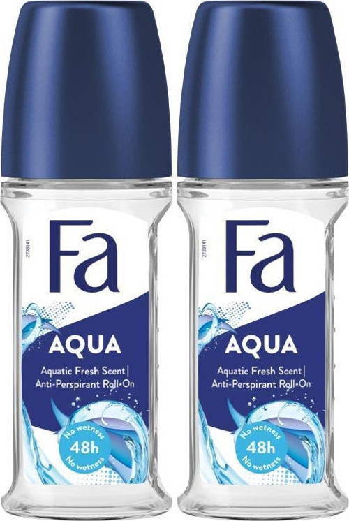 Aqua Roll-On 50 Ml X 2 Adet