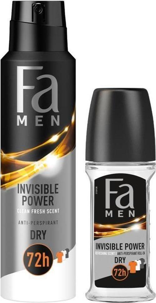 Men Invisible Power Roll-On 50 Ml + Deosprey 150 Ml
