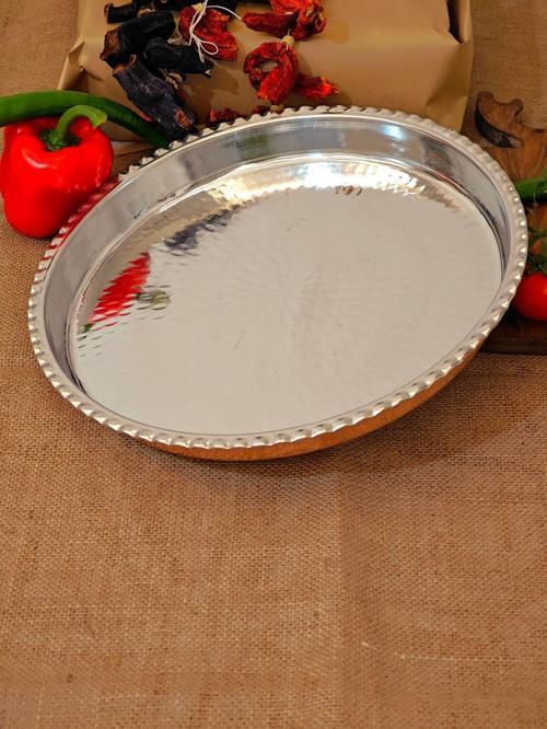 Yuvarlak Bakır Fırın Tepsi 35 cm