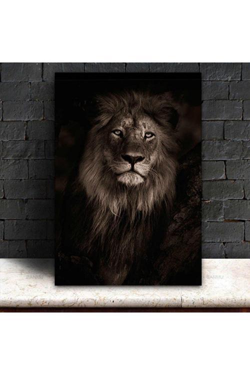 Aslan Leopar Kanvas Tablo