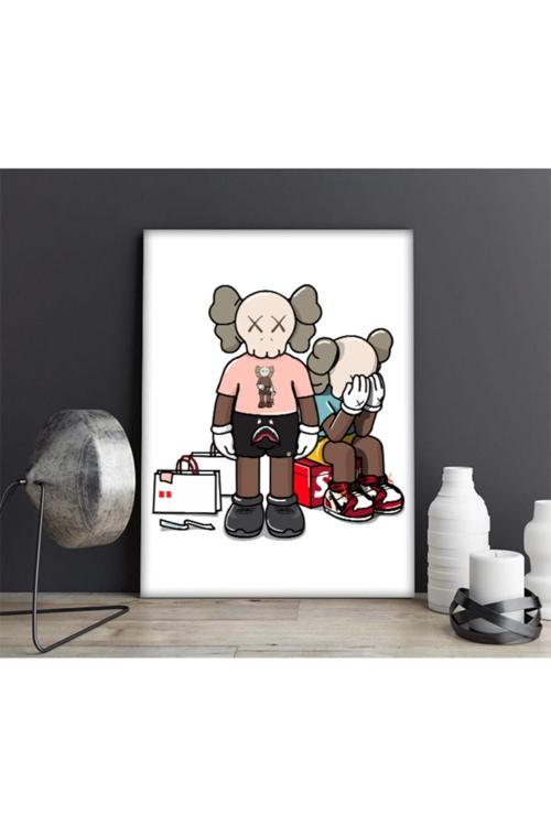 Kaws Double Seet- Kanvas Tablo