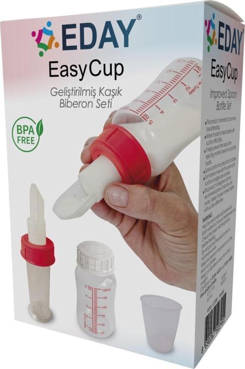 Kaşık Biberon Easycup Ve 150 Ml + 60 Ml Biberon Set