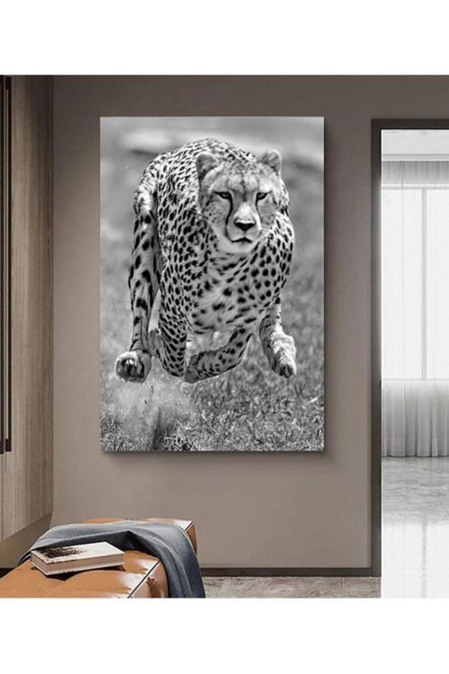 Aslan Leopar Kanvas Tablo