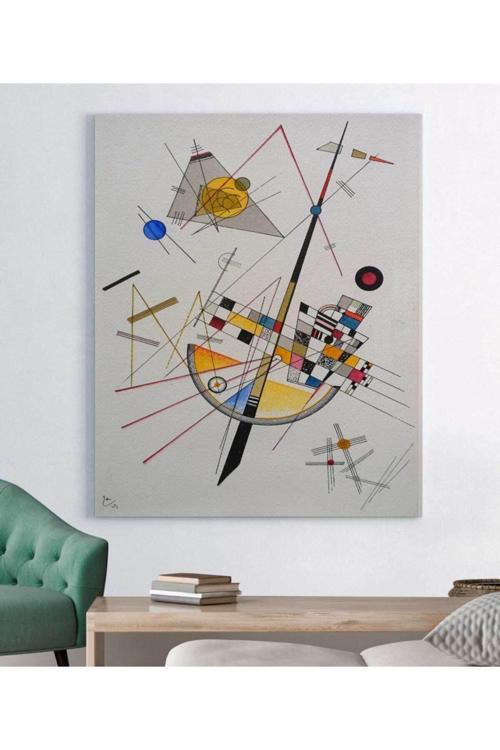 Wassily Kandinsky - Delicate Tension Tablo - 50cm x 70cm