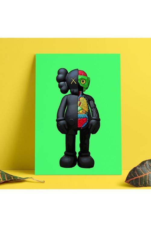 Kaws Double Seet Kanvas Tablo Blc-02